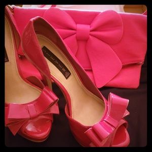 Steven Madden red patent 6 inch stiletto heels